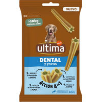 Produktbild von Ultima Dental Sticks Light Zahnpflege-Snack für mittlere Hunderassen 180 g