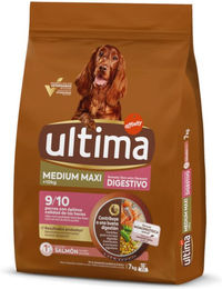 Produktbild von Ultima Digestive Well-Being Hundefutter Lachs für Medium und Maxi Hunde 2 x 7 kg - 2 x 7 kg