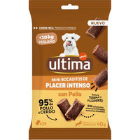 Produktbild von Ultima Dog Mini Belohnungssnack Huhn getreidefrei 40 g