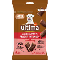 Produktbild von Ultima Dog Mini Belohnungssnack Rind getreidefrei 40 g