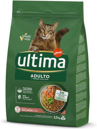 Produktbild von Ultima Katzenfutter Adult Lachs ohne Zucker und Konservierungsstoffe 2 x 2,5 kg - 2 x 2,5 kg