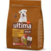 Produktbild von Ultima Mini Adult Hundefutter Rind ohne Farb- und Aromastoffe 2,5 kg