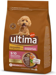 Produktbild von Ultima Mini Digestive Well-Being Hundefutter Lachs für erwachsene kleine Hunde 3 kg (2 x 1,5 kg) - 2 x 1,5 kg