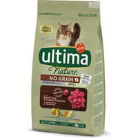Produktbild von Ultima Nature No Grain Katzenfutter Adult Sterilisiert Rind Getreidefrei 1,1 kg - 1,1 kg