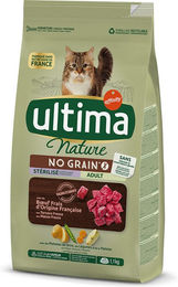 Produktbild von Ultima Nature No Grain Sterilized Hundefutter Rind Getreidefrei Adult 4 x 1,1 kg - 4 x 1100 g