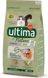 Produktbild von Ultima Nature Sterilized Katzenfutter Lachs Adult ohne künstliche Farb- und Konservierungsstoffe 4 x 1,25 kg - 4 x 1,25 kg