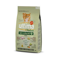 Produktbild von Ultima Nature Trockenfutter für ausgewachsene Katzen mit Truthahn getreidefrei und zur Gewichtskontrolle 1,1 kg - 1100 g