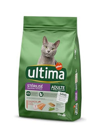 Ultima Sterilisiert Adult Katzen Trockenfutter Lachs 10 kg - 10 kg – Bild 1 von 6