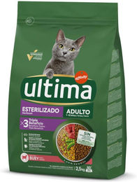 Produktbild von Ultima Sterilized Adult Hundefutter Rind zur Gewichtskontrolle 2,5 kg - 2,5 kg