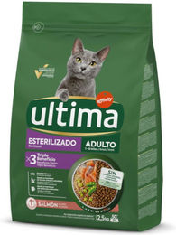 Produktbild von Ultima Sterilized Adult Katzenfutter Lachs zur Gewichtskontrolle 2 x 2,5 kg - 2 x 2,5 kg