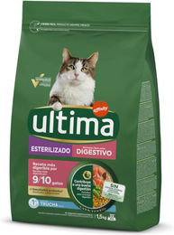 Produktbild von Ultima Sterilized Digestive Well-Being Katzenfutter Forelle 1,5 kg - 1,5 kg