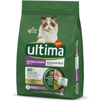 Produktbild von Ultima Sterilized Hairball Katzenfutter Truthahn für adulte Katzen zur Gewichtskontrolle 7,5 kg