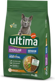 Ultima Sterilized Senior Katzenfutter Huhn 10 kg - 10 kg – Bild 1 von 6