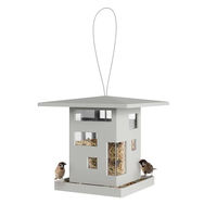 Produktbild von Umbra Bird Cafe Vogelhaus Vogelfutterspender aus Kunststoff in Grau