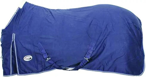 Produktbild von Umbria Equitazione Almeria Fleece-Pferdedecke Blau 115 cm