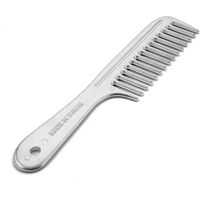 Produktbild von Umbria Equitazione Aluminium Pferdehaarbürste mit Griff in Silber