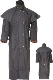 Produktbild von Umbria Equitazione Australische Regenjacke Unisex aus Baumwolle Grau XXL