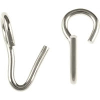Produktbild von Umbria Equitazione Edelstahl Randhaken für Pferde in Silber