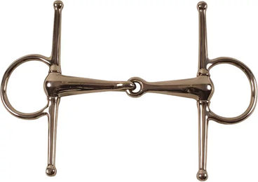 Produktbild von Umbria Equitazione Eisenstich Gebiss für Pferde aus Edelstahl in Silber und Braun