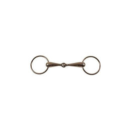Produktbild von Umbria Equitazione Filetringe Voll Amahorse Gebiss für Pferde aus Edelstahl Silber 14.5