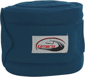 Produktbild von Umbria Equitazione Fleece-Pausenbänder Gamaschen für Pferde Blau 4er Pack