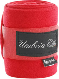 Produktbild von Umbria Equitazione Fleece-Pausenbänder Gamaschen für Pferde in Rot