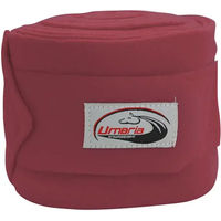 Produktbild von Umbria Equitazione Fleece-Pausenbänder Gamaschen für Pferde Set 4 Stück in Rot und Rosa