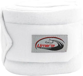 Produktbild von Umbria Equitazione Fleece-Pausenbänder Gamaschen für Pferde Weiß 4er Pack