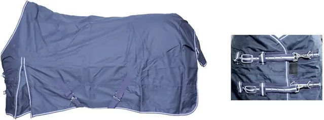 Produktbild von Umbria Equitazione Fleece-Pferdedecke Glasgow Blau