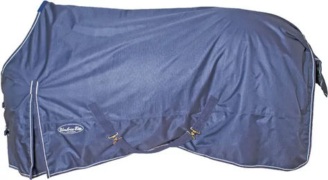 Umbria Equitazione Fleecedecke für Pferde Mod.Skye Blau Größe 125 – Bild 1 von 2