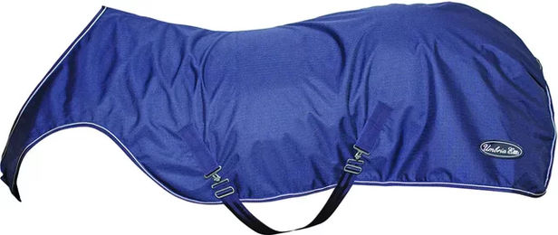 Umbria Equitazione Führzügeldecke für Pferde aus Nylon in Blau/Silber Größe M - 50 g – Bild 1 von 8