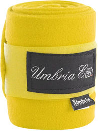 Umbria Equitazione Gamaschen aus Fleece für Warmblut in Gelb 4er Set – Bild 1 von 2