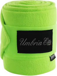 Produktbild von Umbria Equitazione Gamaschen aus Fleece in Grün 4er Pack für Pferde