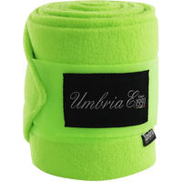 Produktbild von Umbria Equitazione Gamaschen aus Fleece in Grün 4er Pack für Pferde