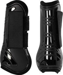 Umbria Equitazione Gamaschen aus Neopren für Warmblut Pferde Schwarz – Bild 1 von 2