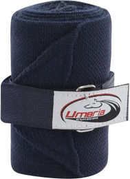 Produktbild von Umbria Equitazione Gamaschen elastische Arbeitsbänder Blau 4er Pack für Pferde