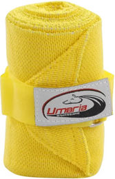 Produktbild von Umbria Equitazione Gamaschen elastische Arbeitsbänder für Pferde Gelb 4er Pack