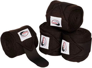 Produktbild von Umbria Equitazione Gamaschen für Pferde aus Stoff in Braun 4er Pack