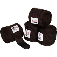 Produktbild von Umbria Equitazione Gamaschen für Pferde aus Stoff in Braun 4er Pack