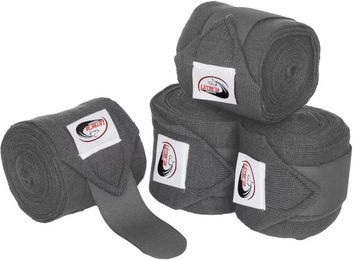 Produktbild von Umbria Equitazione Gamaschen Ruhebänder für Pferde Grau Stoff 4er Pack