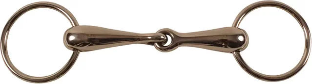 Produktbild von Umbria Equitazione Gebiss aus Edelstahl für kräftige Ponys in Silber und Braun