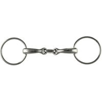 Produktbild von Umbria Equitazione Gebiss für Pferde doppelt gebrochen aus Edelstahl in Silber
