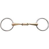 Produktbild von Umbria Equitazione Gebiss mit 2 Ringen für Pferde in Silber