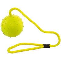 Produktbild von Umbria Equitazione Gummiball mit Schnur Gelb