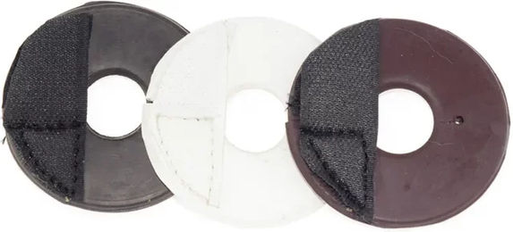 Produktbild von Umbria Equitazione Gummibissringe für Pferde mit Klettverschluss in Braun oder Bunt