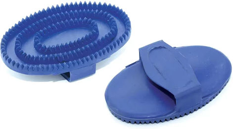 Produktbild von Umbria Equitazione Gummistriegel für Pferde in Blau