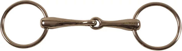 Produktbild von Umbria Equitazione Hohlgebiss für Pferde aus Edelstahl 11,5 cm Silber