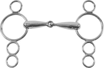 Produktbild von Umbria Equitazione Hollow Mouth Gebiss für Pferde aus Edelstahl in Silber
