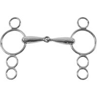 Produktbild von Umbria Equitazione Hollow Mouth Gebiss für Pferde aus Edelstahl in Silber