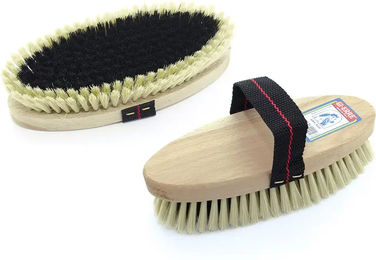 Umbria Equitazione Holzgriffbürste aus Naturholz Größe M – Bild 1 von 2